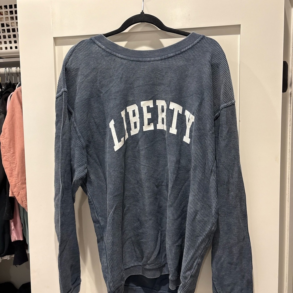 Liberty Crewneck Sweater - Washed Blue